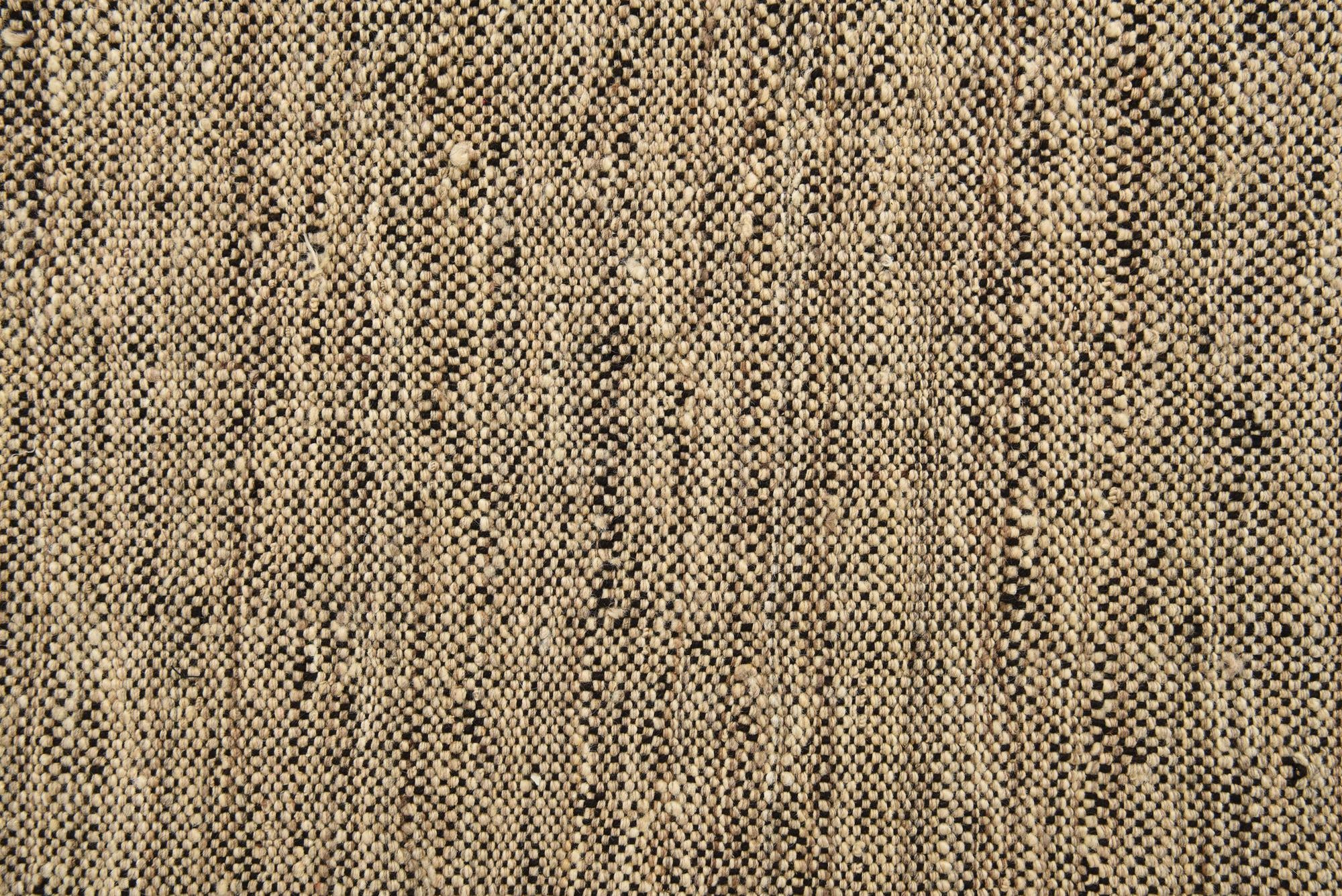 7' x 9' 7 Hand Knotted Moroccan Wool Rug