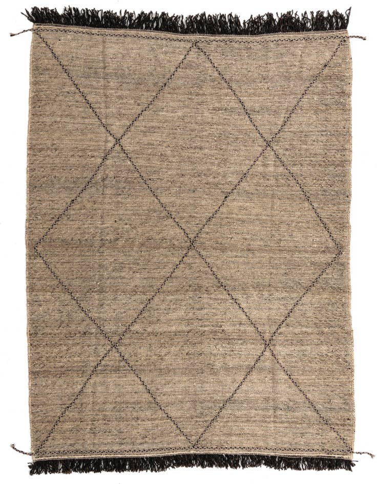 Detail image of 7' x 9' 7 Hand Knotted Moroccan Wool Rug