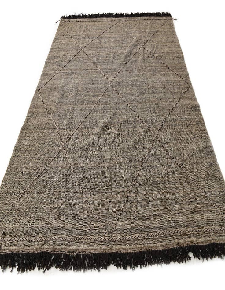 Detail image of 8' 2 x 10'  Hand Knotted Moroccan Wool Rug