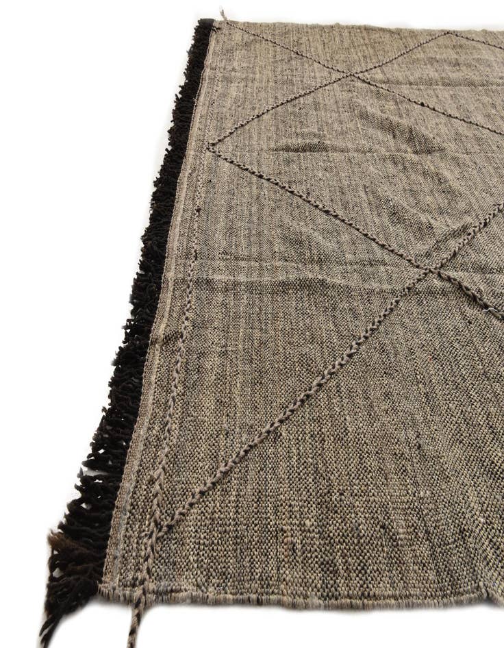 Detail image of 8' 2 x 10'  Hand Knotted Moroccan Wool Rug