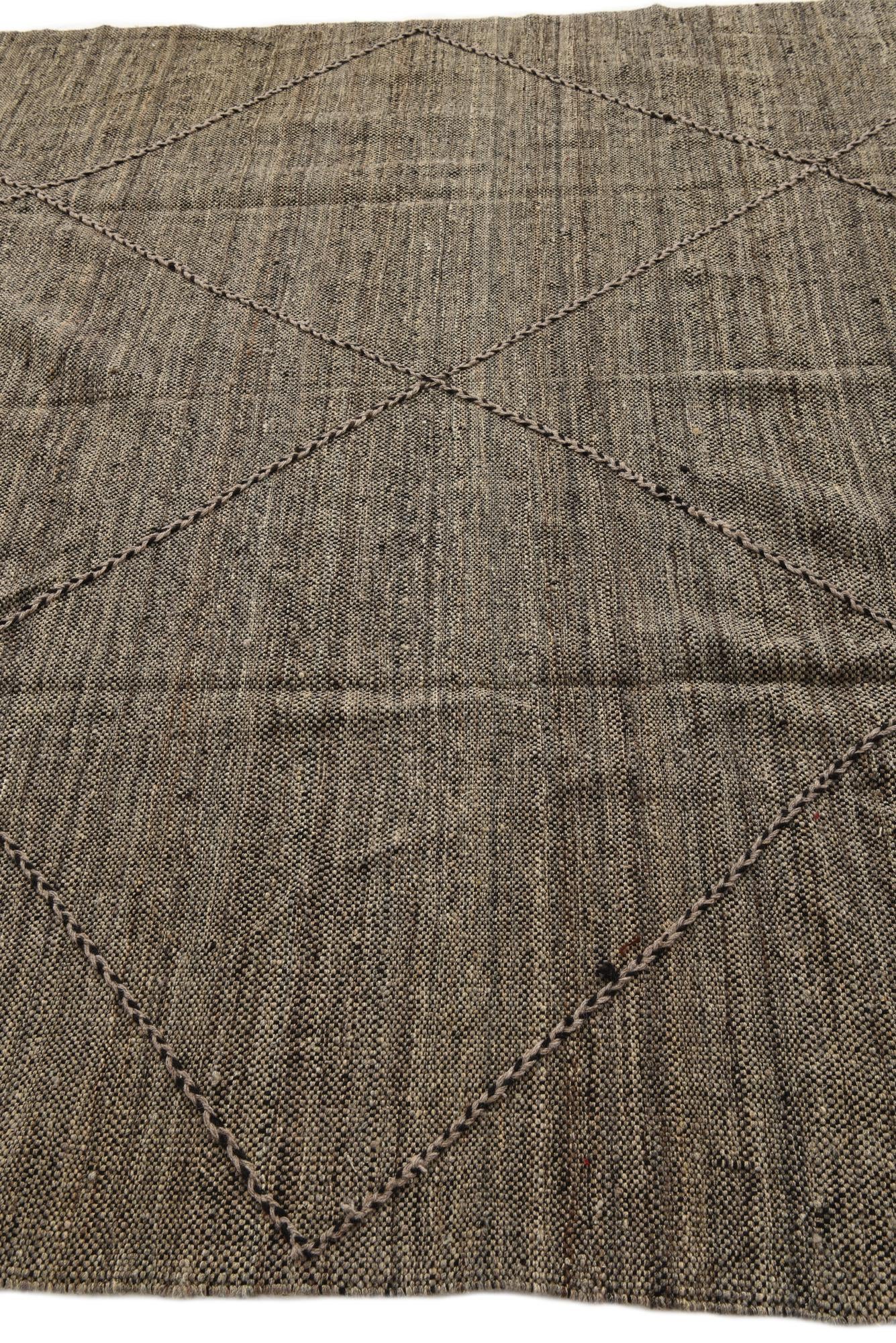 8' 2 x 10' Hand Knotted Moroccan Wool Rug