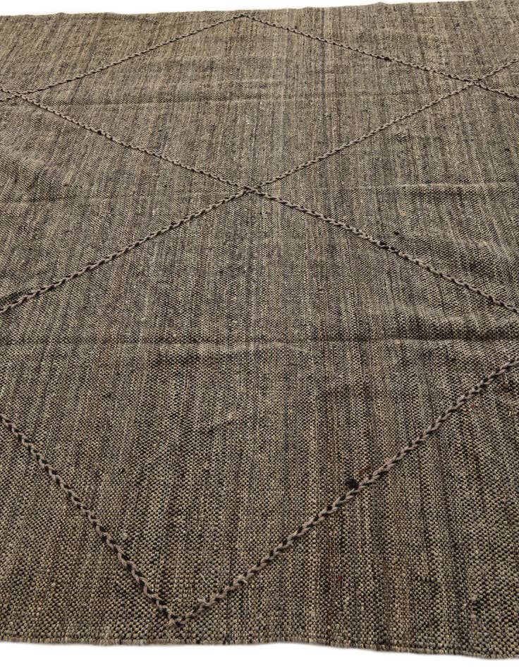 Detail image of 8' 2 x 10'  Hand Knotted Moroccan Wool Rug