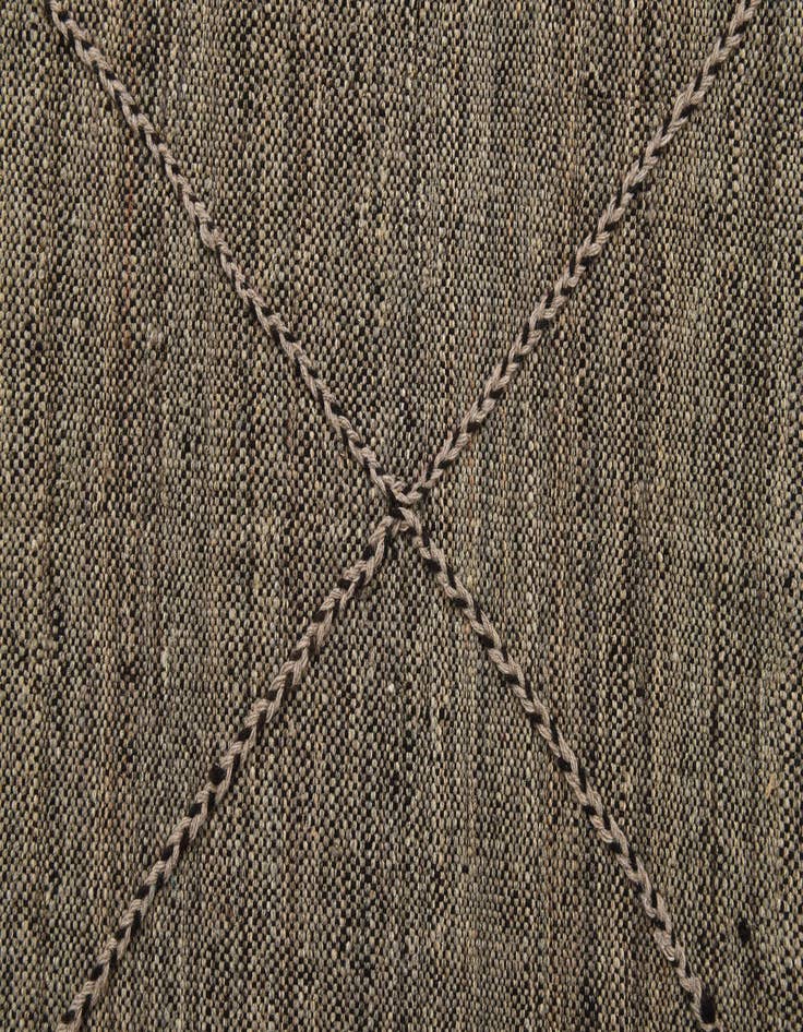 Detail image of 8' 2 x 10'  Hand Knotted Moroccan Wool Rug