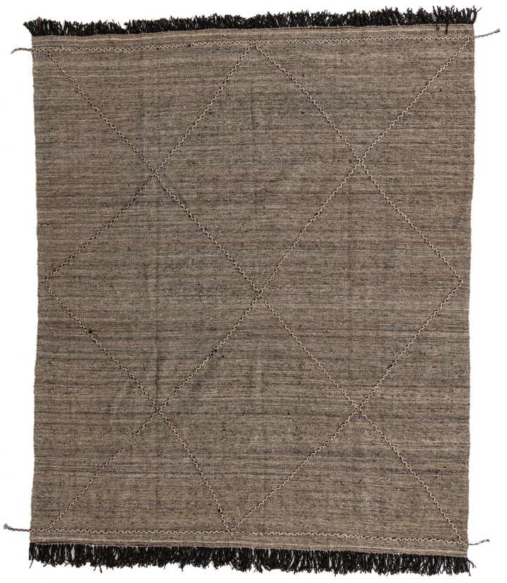 8' 2 x 10' Hand Knotted Moroccan Wool Rug