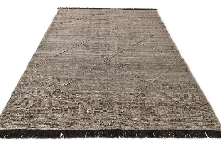 6' 7 x 9' 7 Hand Knotted Moroccan Wool Rug