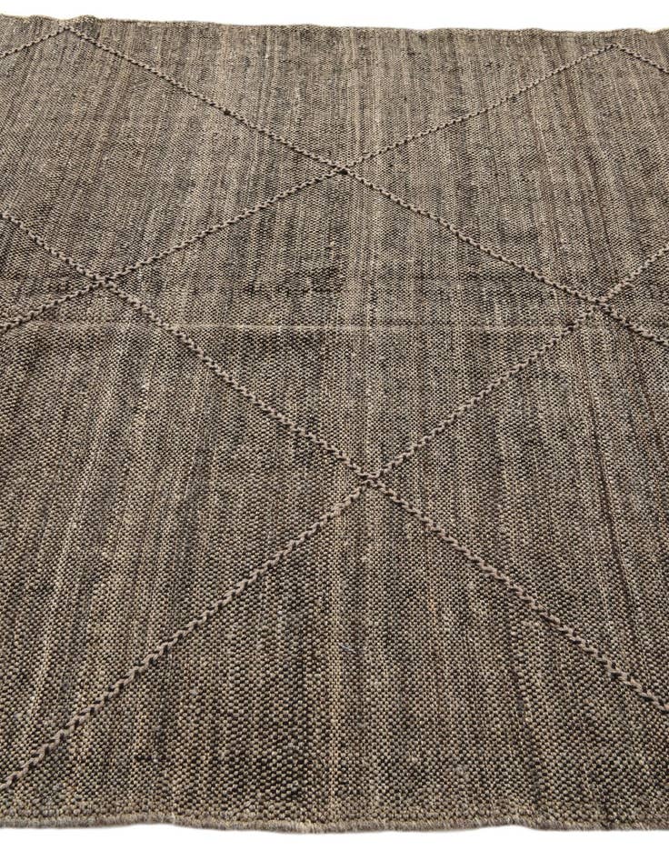 Detail image of 6' 7 x 9' 7  Hand Knotted Moroccan Wool Rug