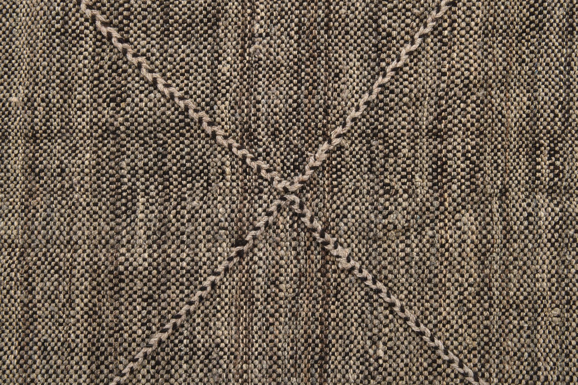 6' 7 x 9' 7 Hand Knotted Moroccan Wool Rug