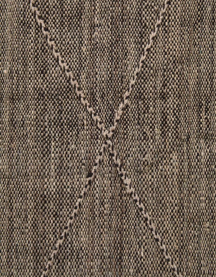 Detail image of 6' 7 x 9' 7  Hand Knotted Moroccan Wool Rug