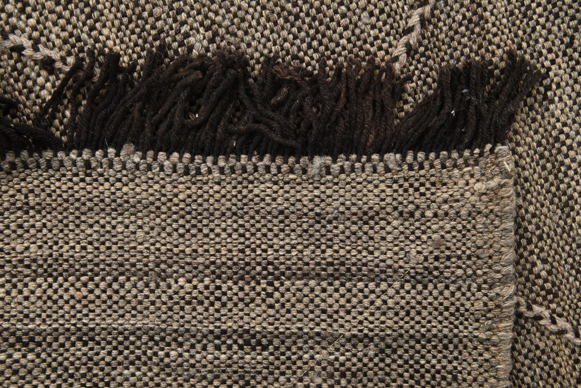 6' 7 x 9' 7 Hand Knotted Moroccan Wool Rug