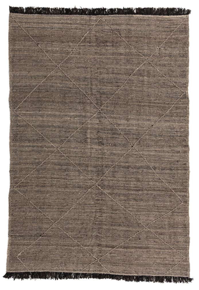 6' 7 x 9' 7 Hand Knotted Moroccan Wool Rug