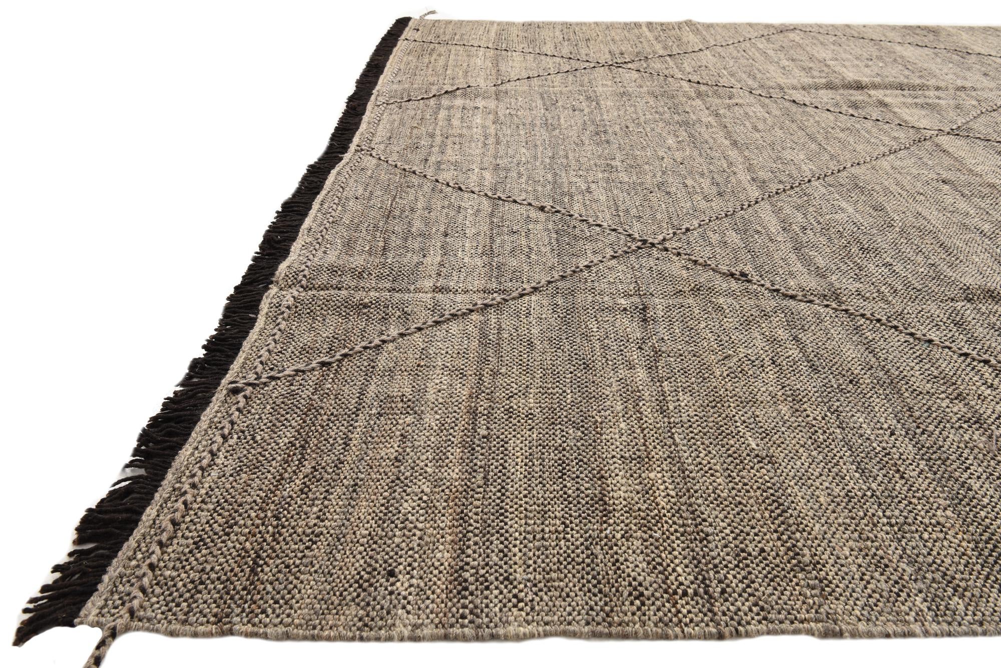 8' 5 x 9' 5 Hand Knotted Moroccan Wool Rug