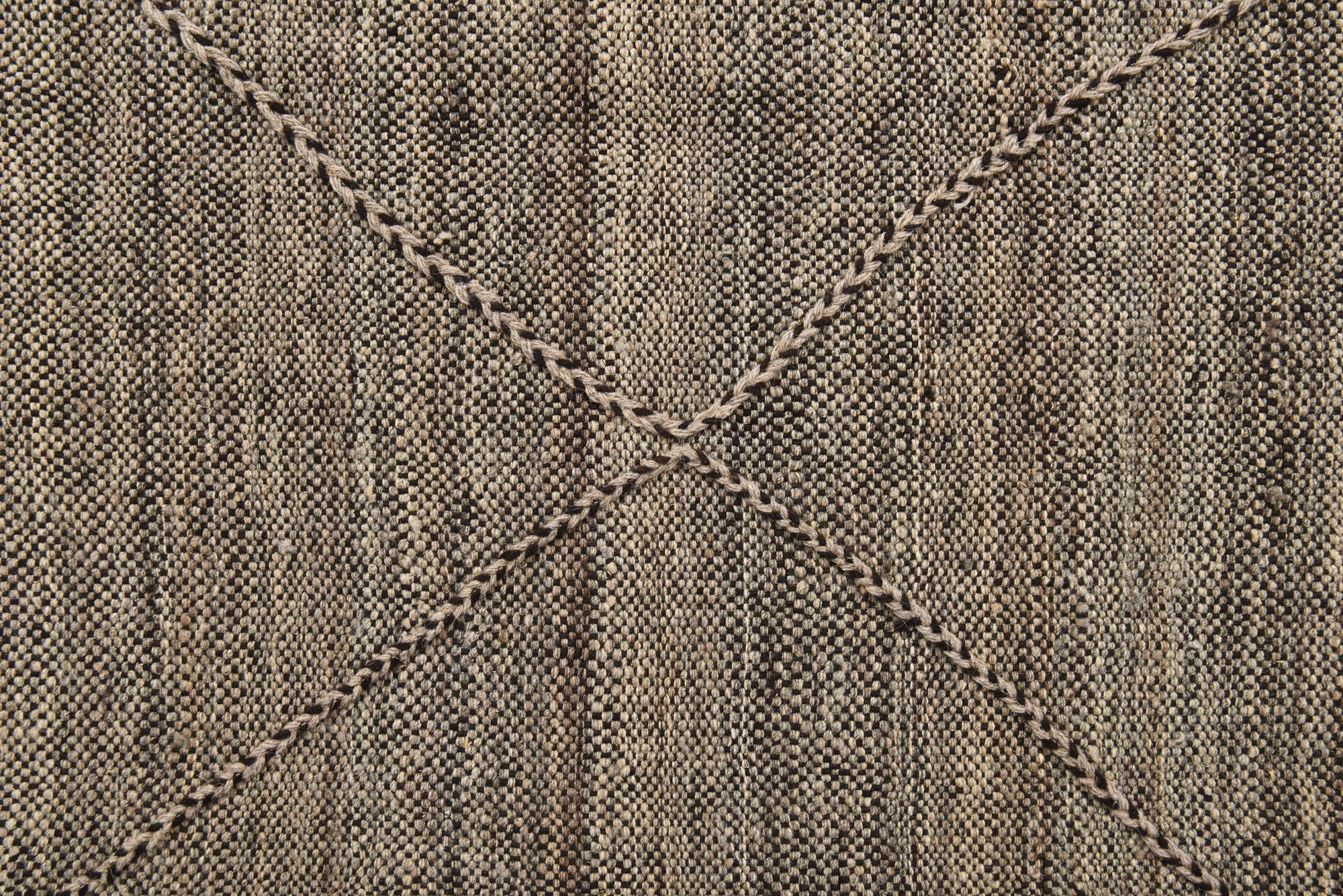 8' 5 x 9' 5 Hand Knotted Moroccan Wool Rug