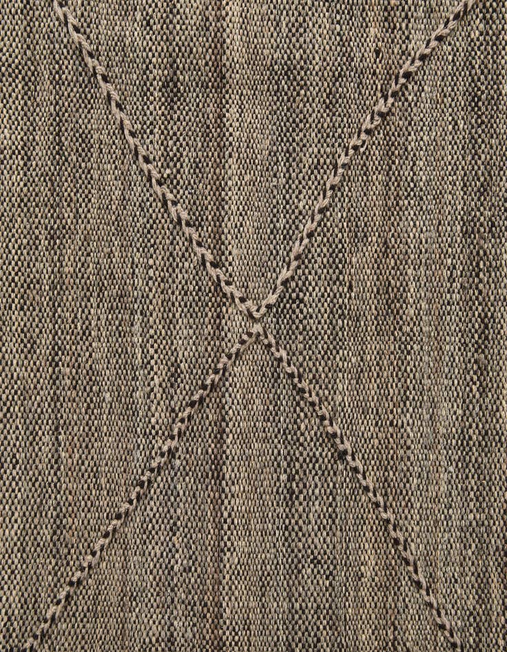 Detail image of 8' 5 x 9' 5  Hand Knotted Moroccan Wool Rug