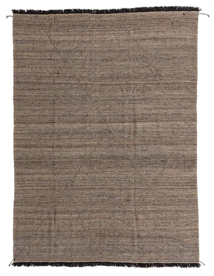 Detail image of 8' 5 x 9' 5 Hand Knotted Moroccan Wool Rug