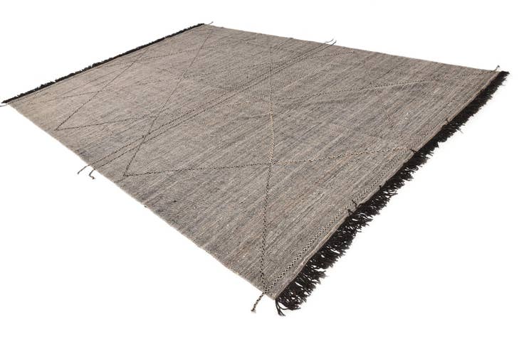 Detail image of 9' 7 x 13' 6 Hand Knotted Moroccan Wool Rug
