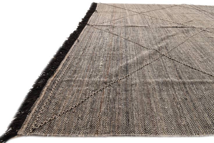 Detail image of 9' 7 x 13' 6 Hand Knotted Moroccan Wool Rug