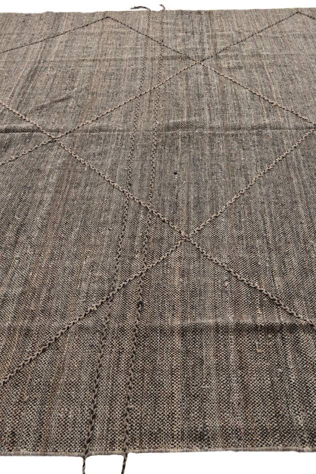 Detail image of 9' 7 x 13' 6 Hand Knotted Moroccan Wool Rug
