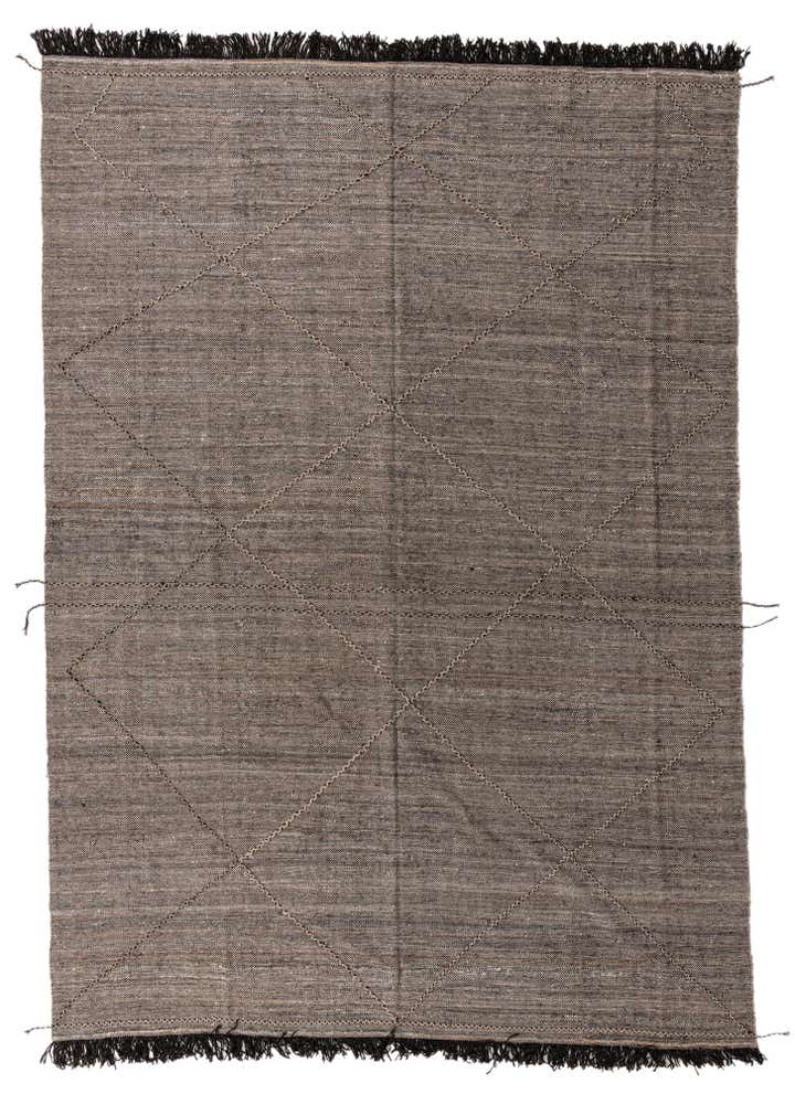 9' 7 x 13' 6 Hand Knotted Moroccan Wool Rug