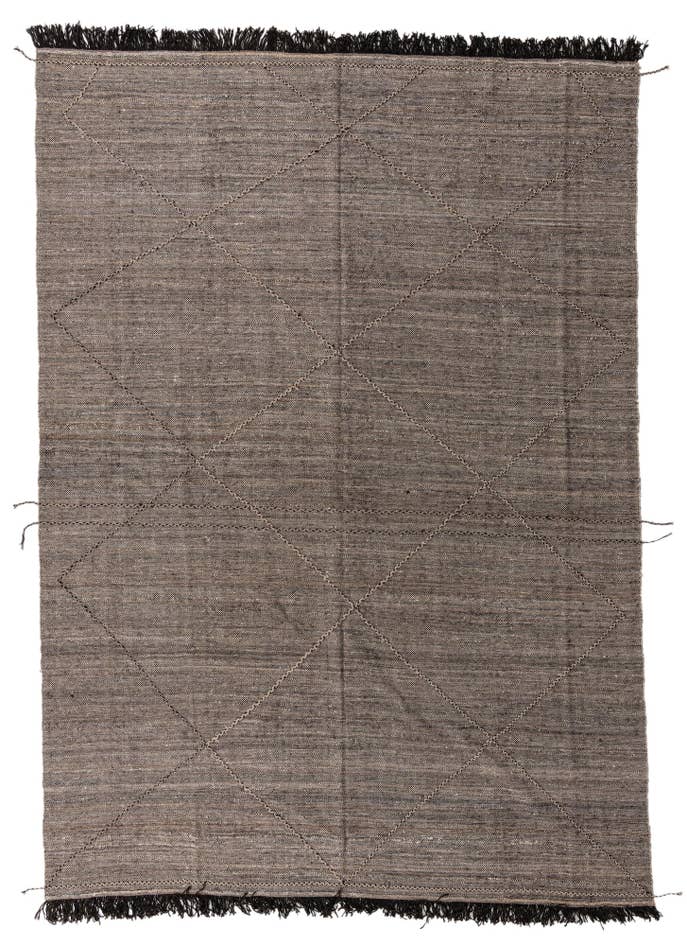 Detail image of 9' 7 x 13' 6 Hand Knotted Moroccan Wool Rug