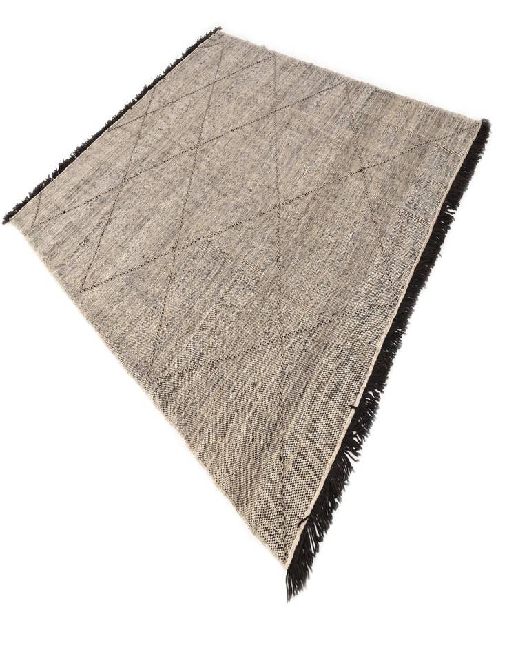 Detail image of 8' 6 x 9' 10 Hand Knotted Moroccan Wool Rug