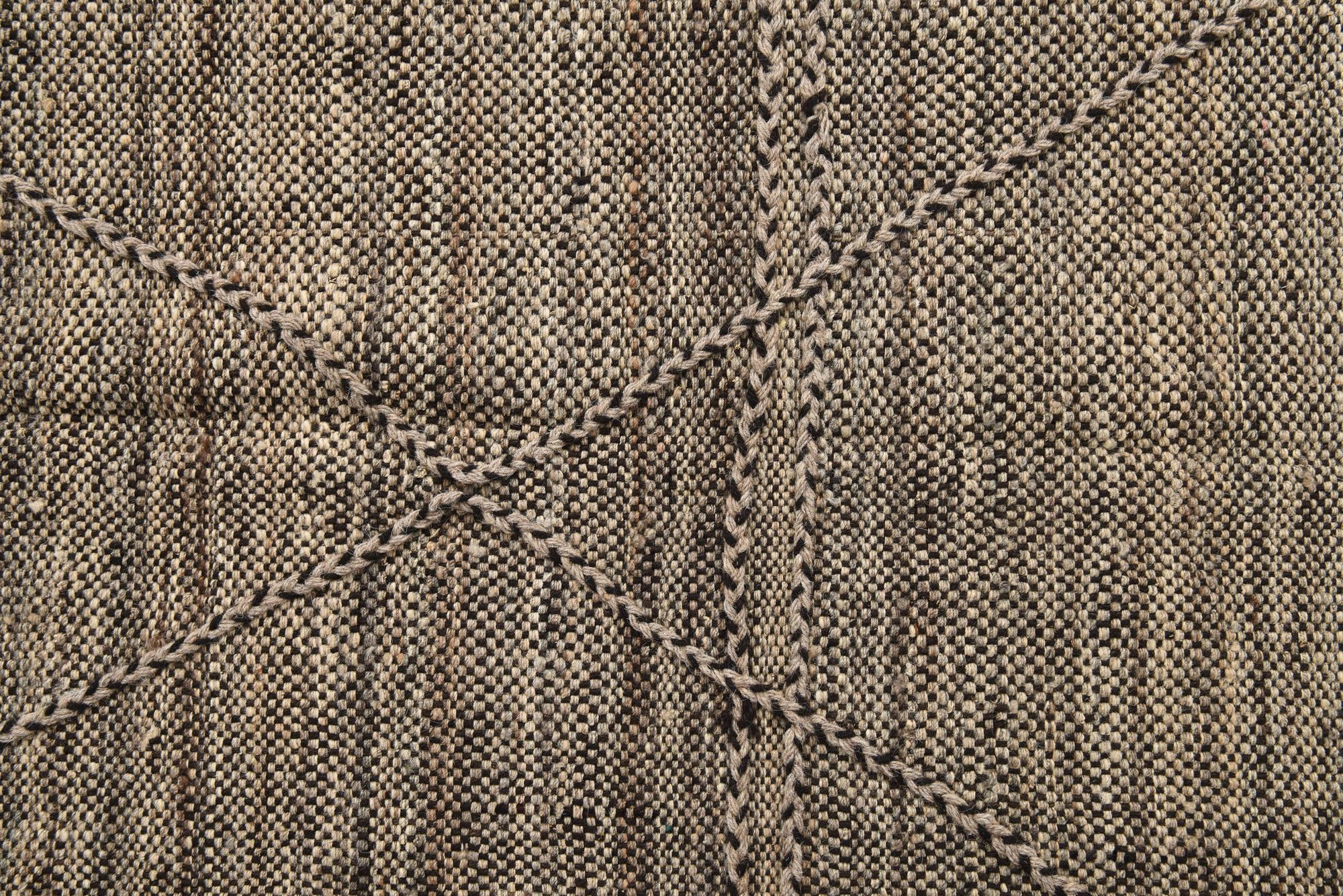 7' x 10' Hand Knotted Moroccan Wool Rug