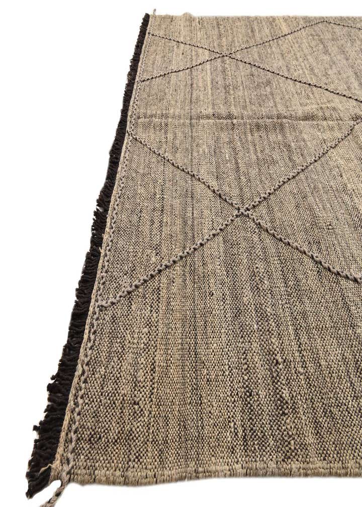 7' x 9' 9 Hand Knotted Moroccan Wool Rug