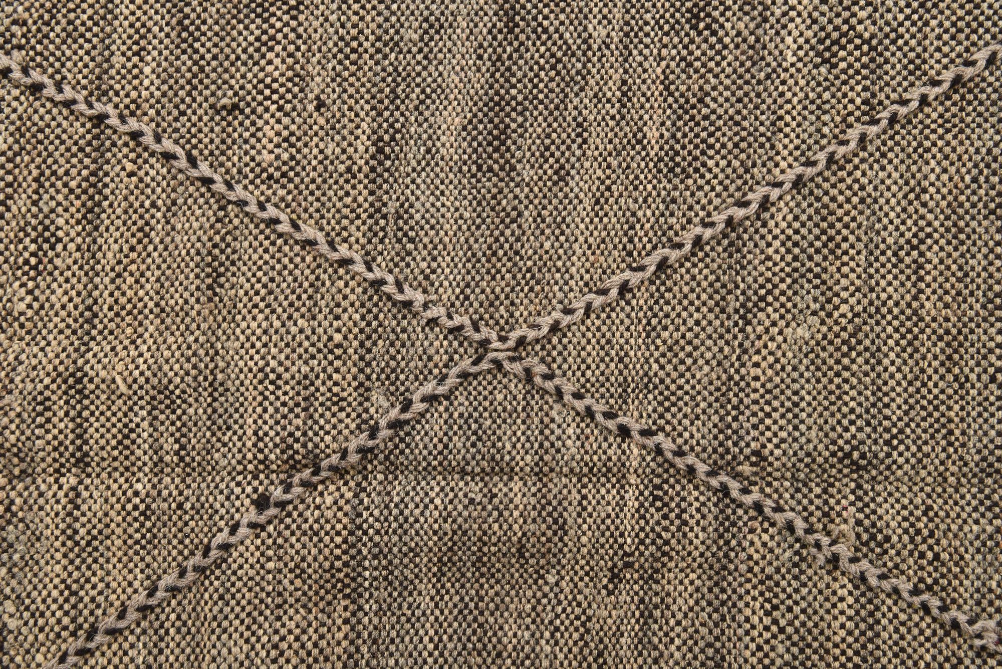 7' x 9' 9 Hand Knotted Moroccan Wool Rug