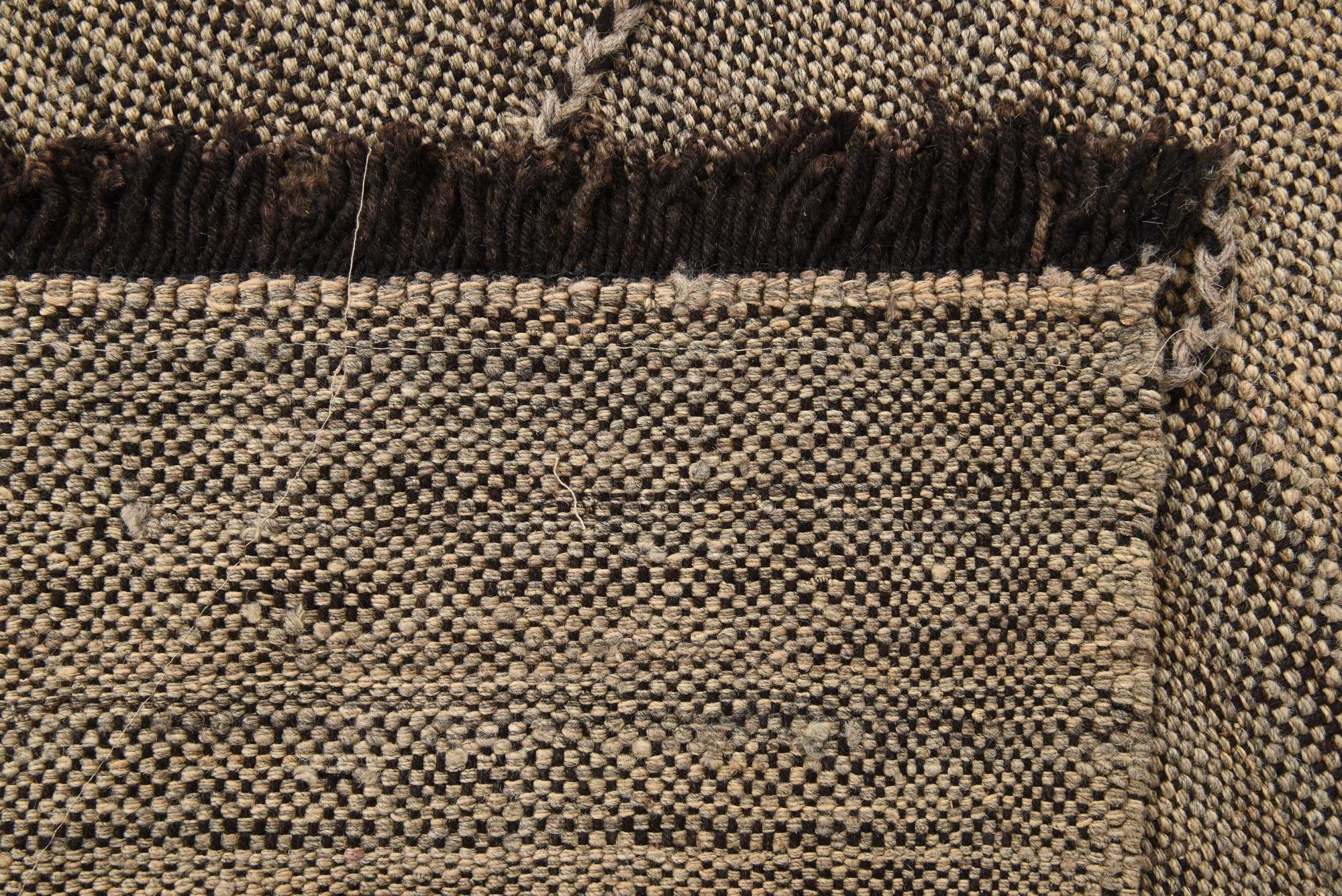 7' x 9' 9 Hand Knotted Moroccan Wool Rug