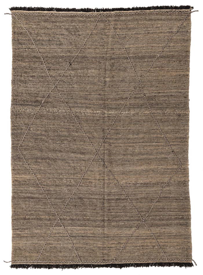 Detail image of 7' x 9' 9 Hand Knotted Moroccan Wool Rug