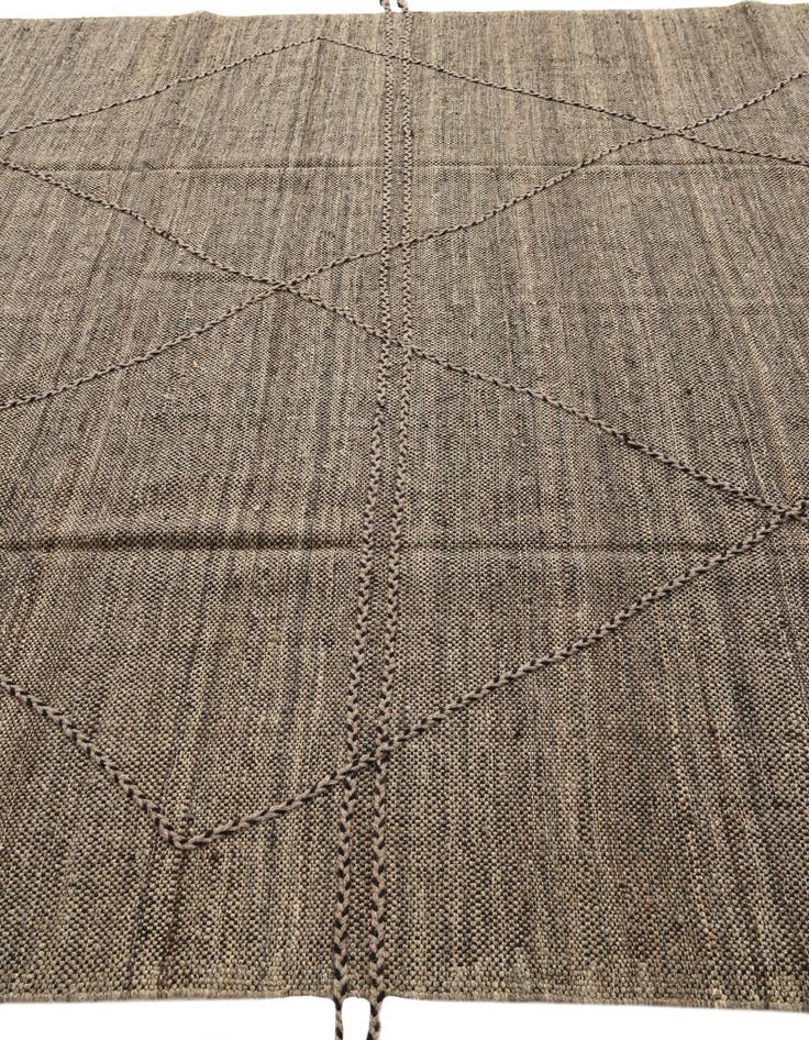 Detail image of 8' 3 x 9' 9  Hand Knotted Moroccan Wool Rug