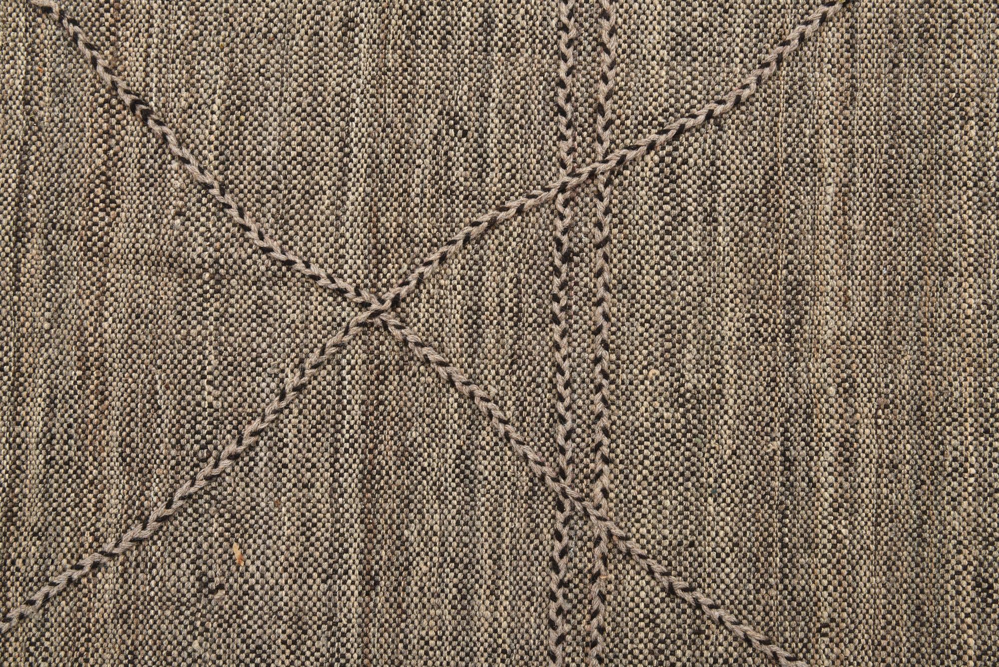 8' 3 x 9' 9 Hand Knotted Moroccan Wool Rug