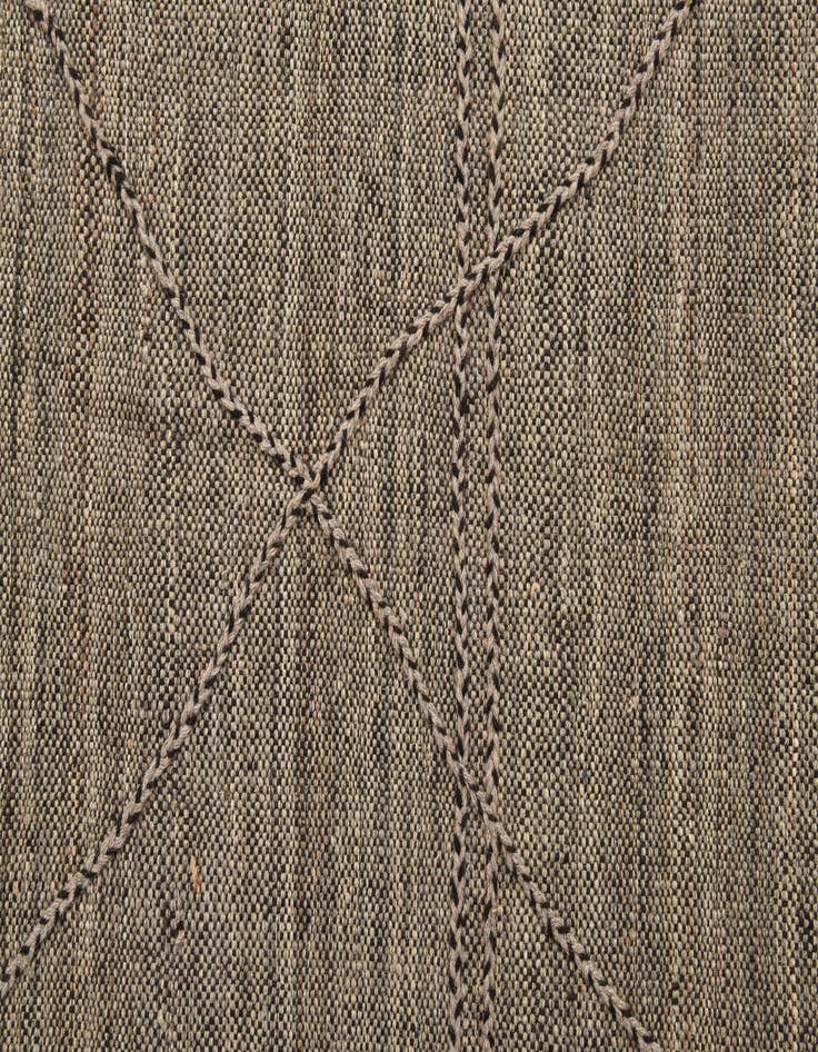 Detail image of 8' 3 x 9' 9  Hand Knotted Moroccan Wool Rug