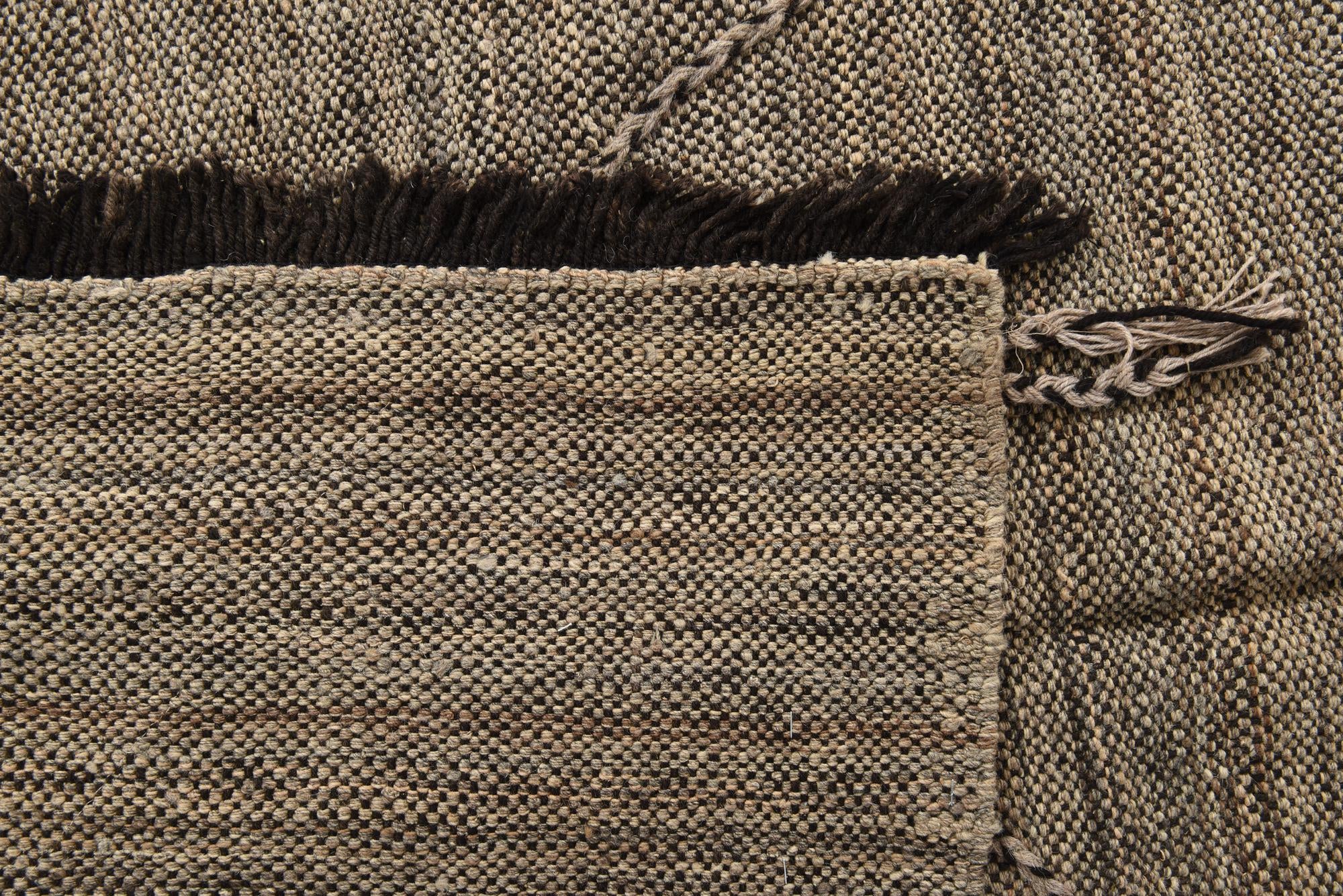 8' 3 x 9' 9 Hand Knotted Moroccan Wool Rug