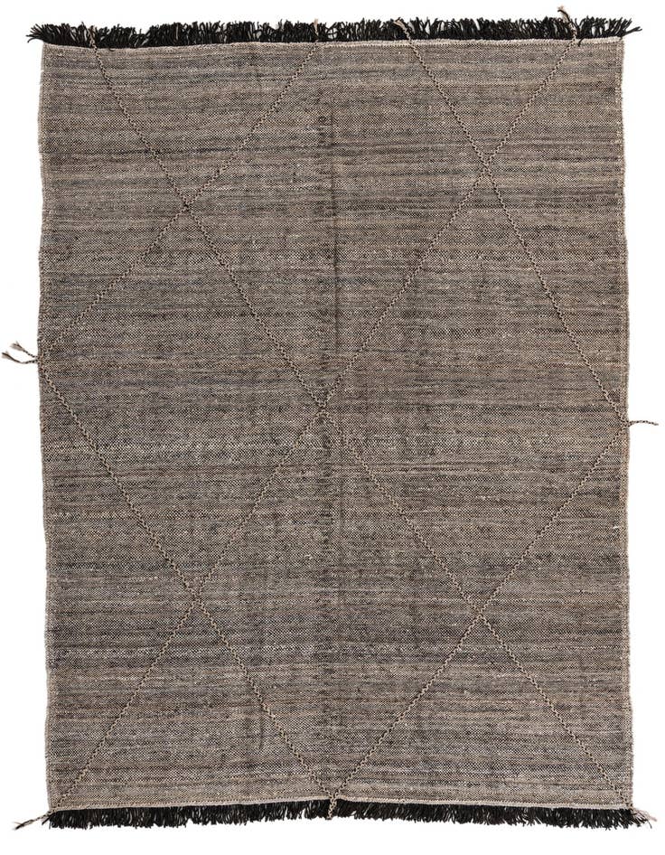 Detail image of 7' x 9' 7 Hand Knotted Moroccan Wool Rug