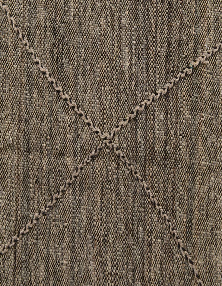 Detail image of 7' 1 x 9' 9  Hand Knotted Moroccan Wool Rug