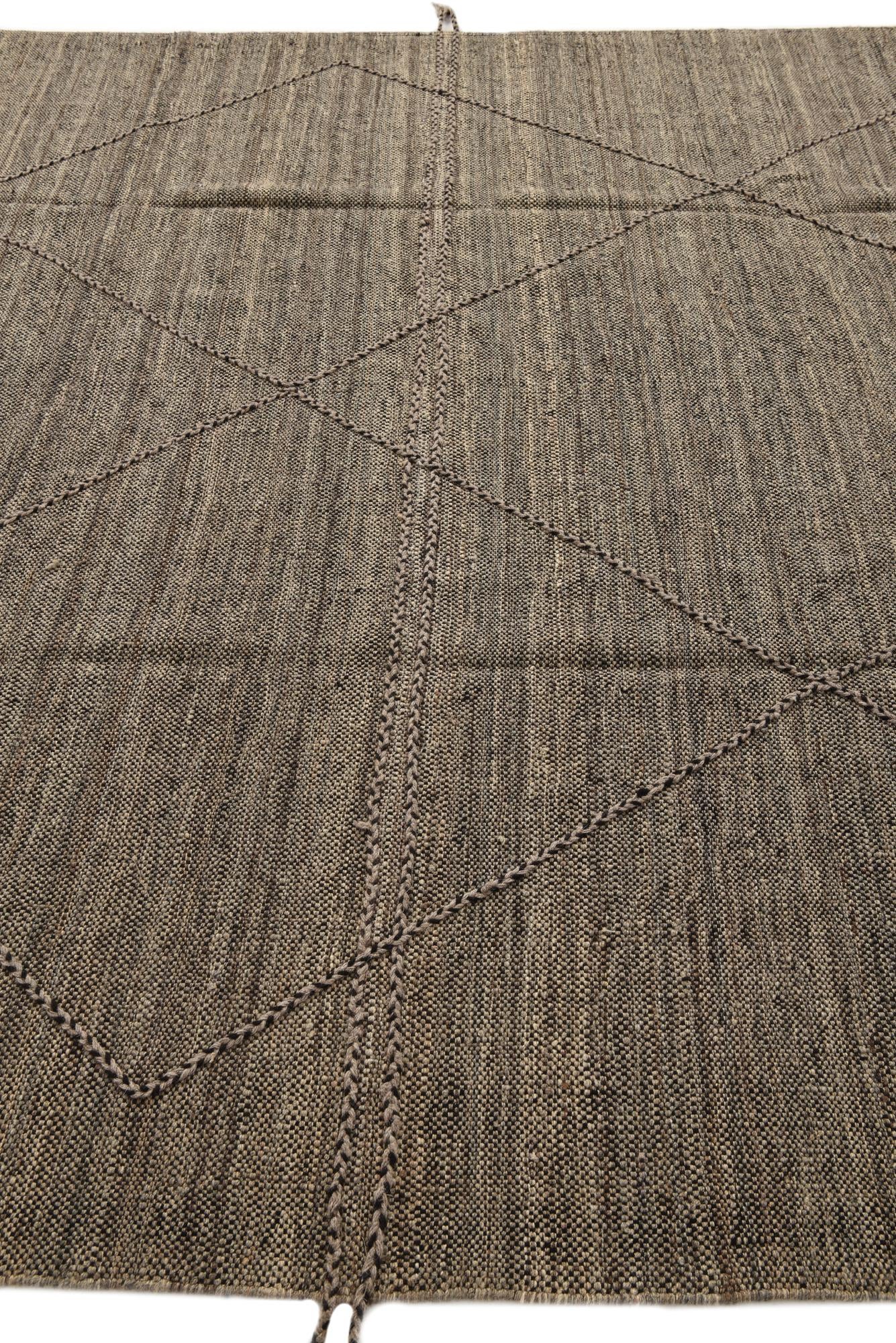 8' 5 x 9' 8 Hand Knotted Moroccan Wool Rug