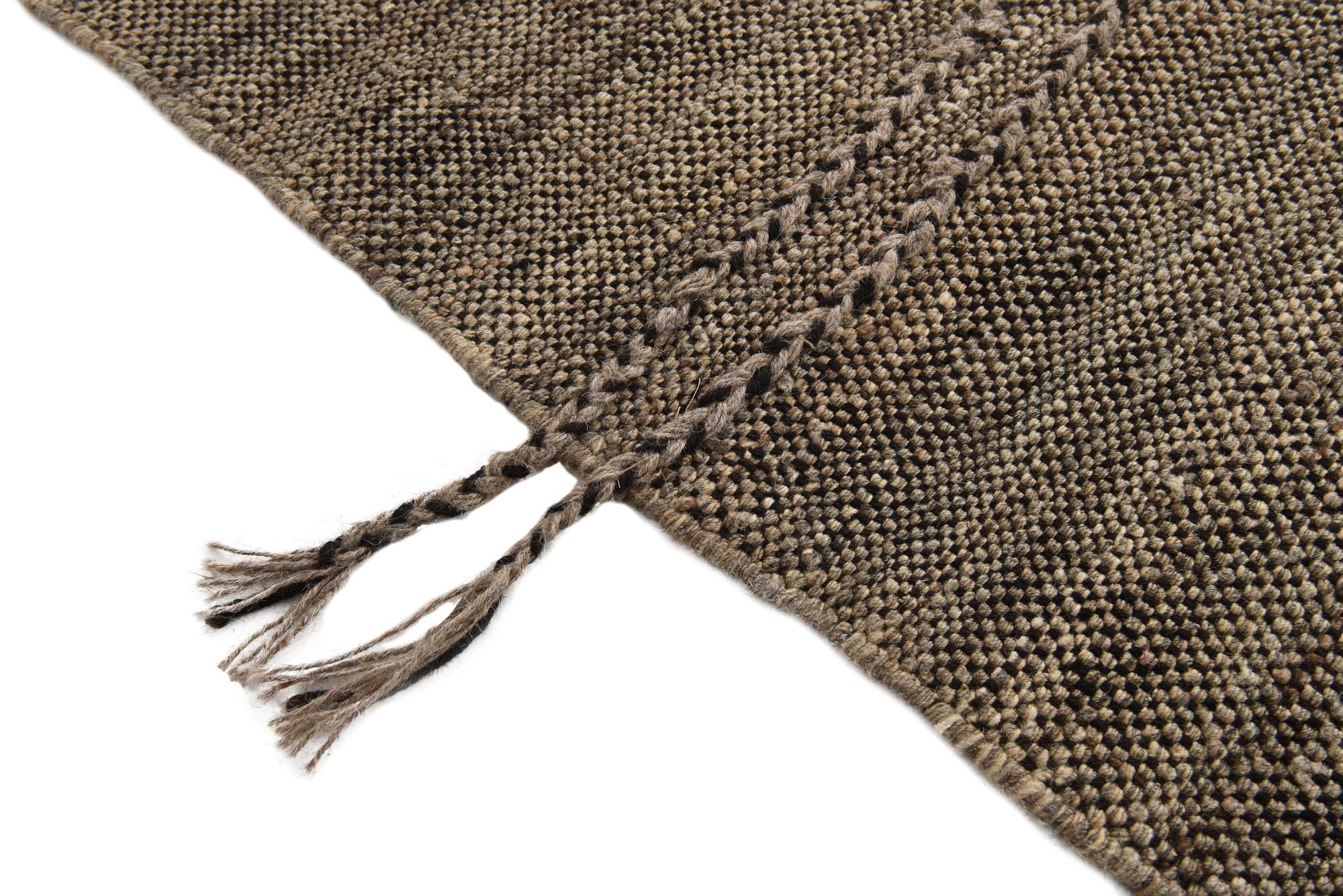 8' 5 x 9' 8 Hand Knotted Moroccan Wool Rug