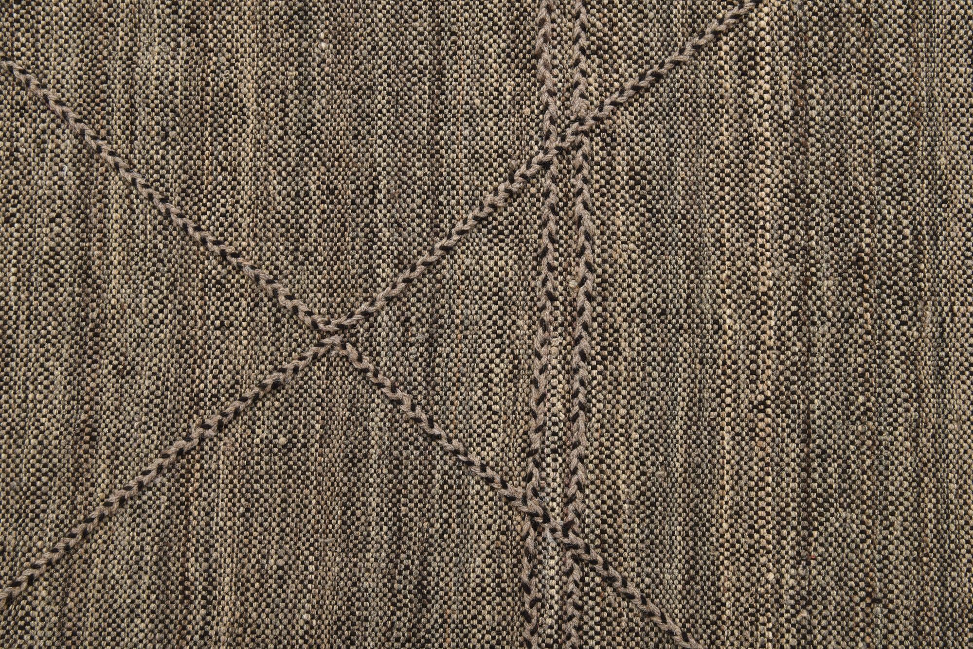 8' 5 x 9' 8 Hand Knotted Moroccan Wool Rug