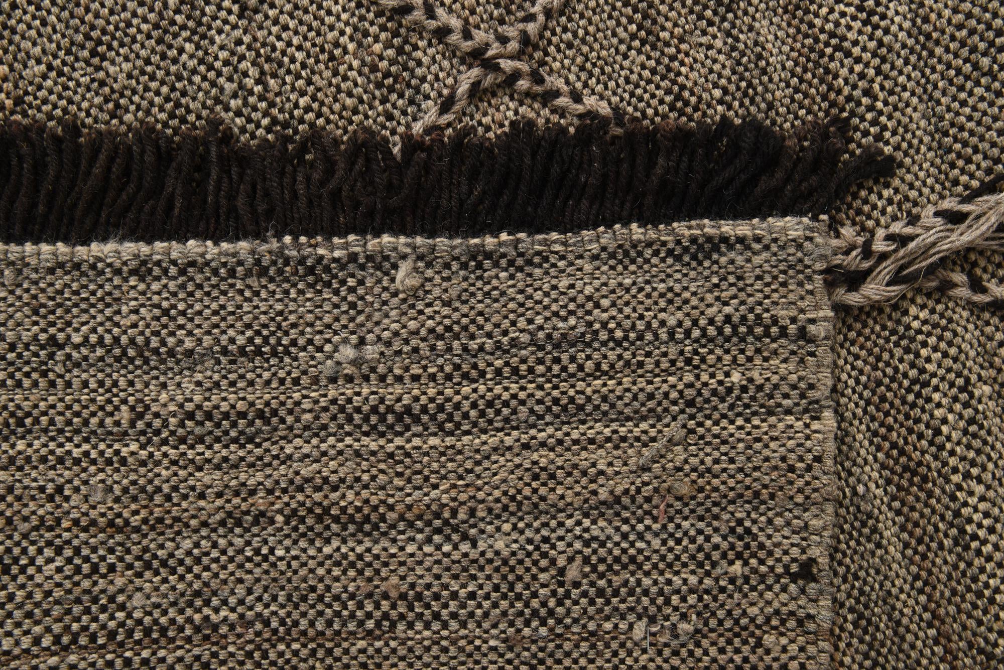 8' 5 x 9' 8 Hand Knotted Moroccan Wool Rug