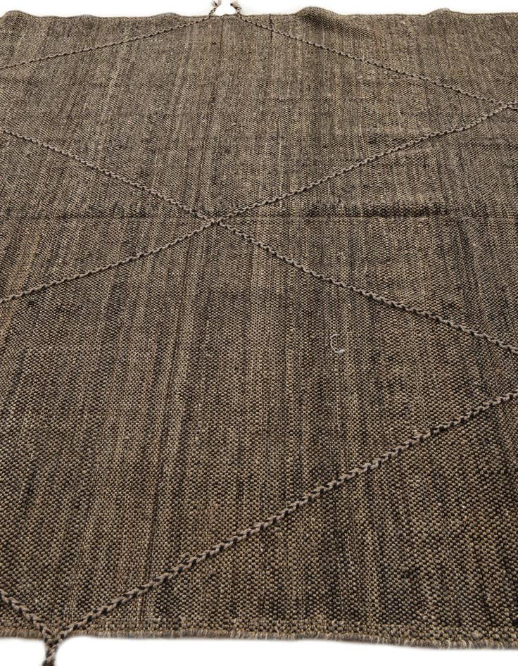 Detail image of 6' 9 x 9' 3  Hand Knotted Moroccan Wool Rug
