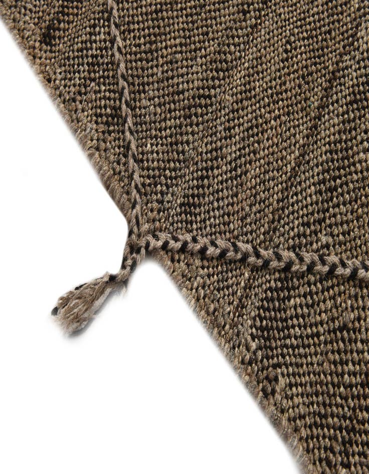 Detail image of 6' 9 x 9' 3  Hand Knotted Moroccan Wool Rug