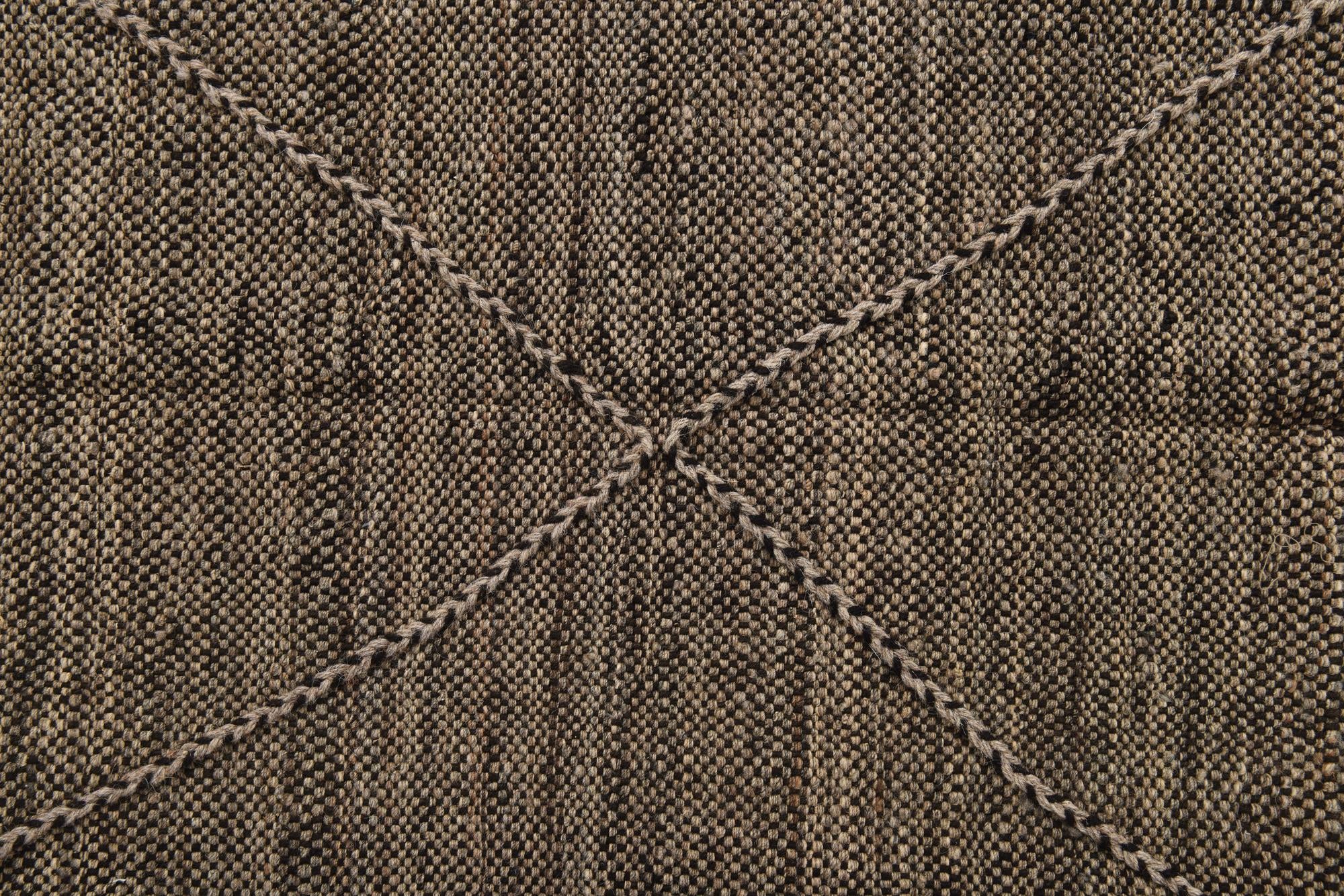 6' 9 x 9' 3 Hand Knotted Moroccan Wool Rug