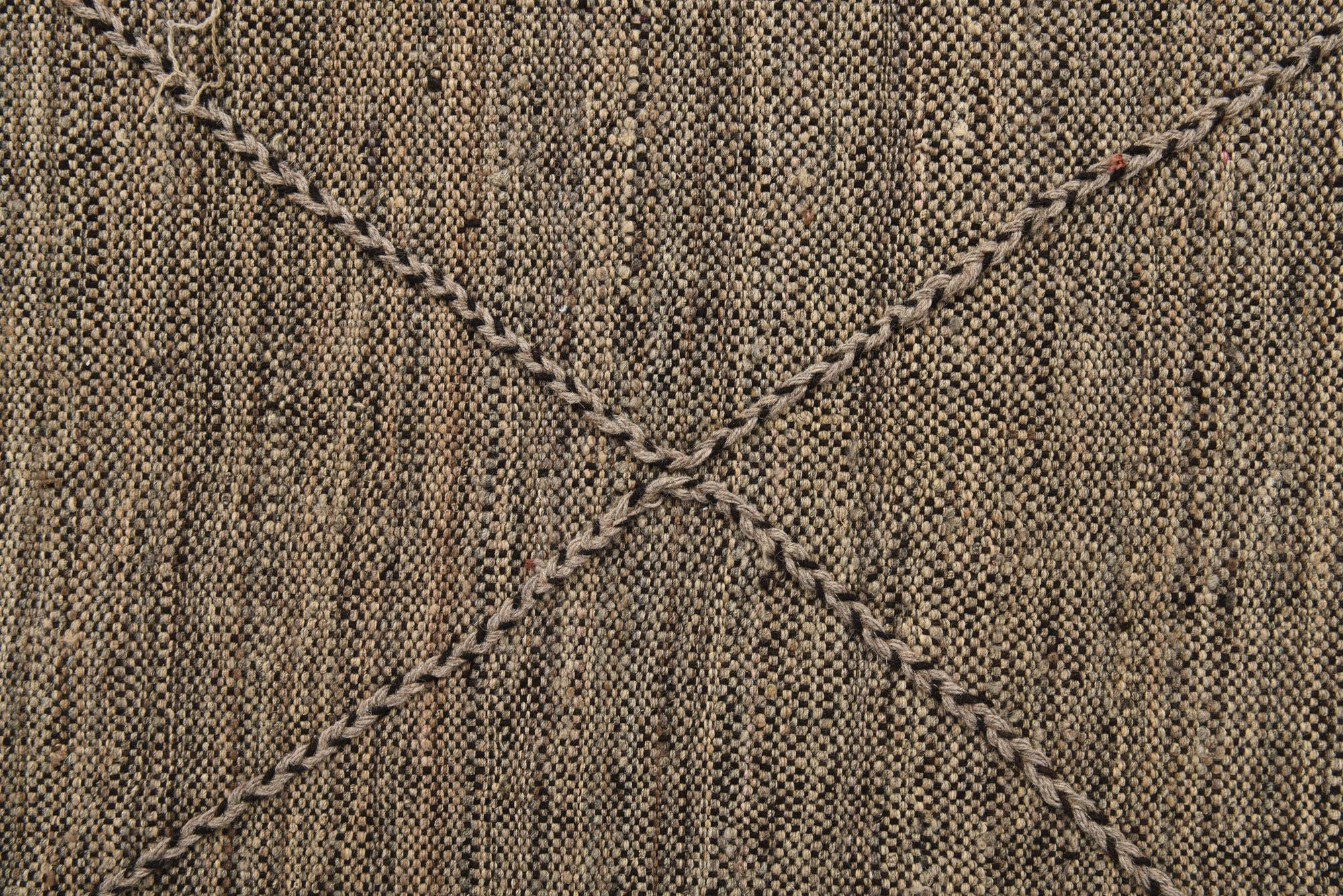 8' 6 x 9' 6 Hand Knotted Moroccan Wool Rug