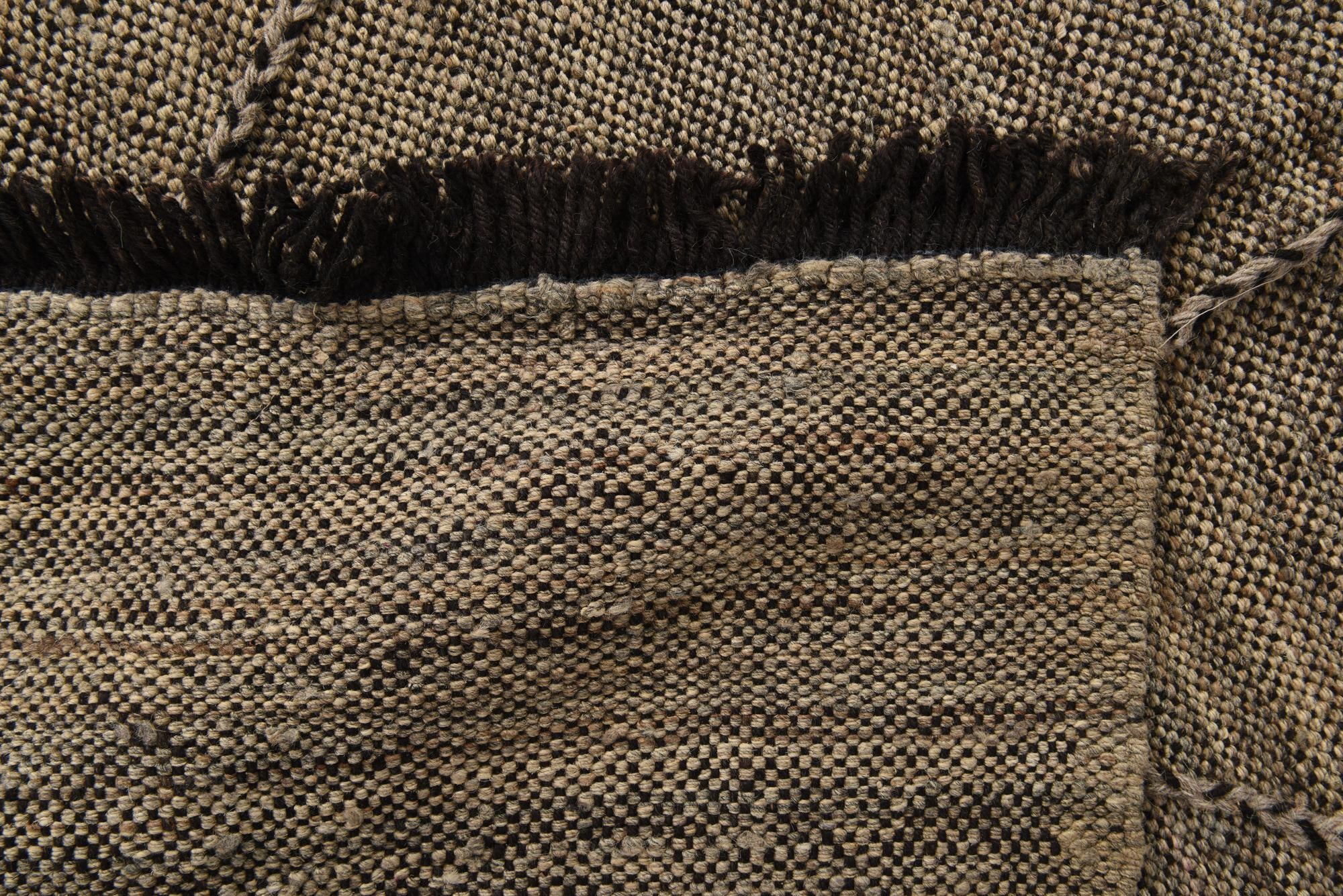 8' 6 x 9' 6 Hand Knotted Moroccan Wool Rug