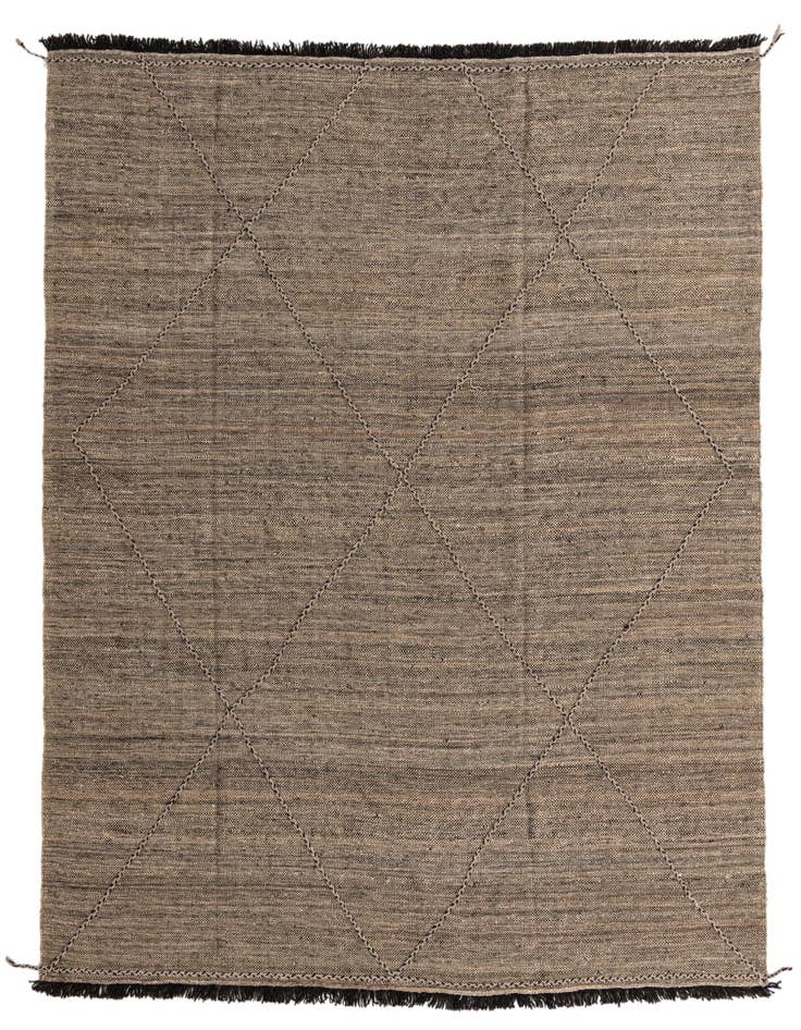 Detail image of 8' 6 x 9' 6 Hand Knotted Moroccan Wool Rug