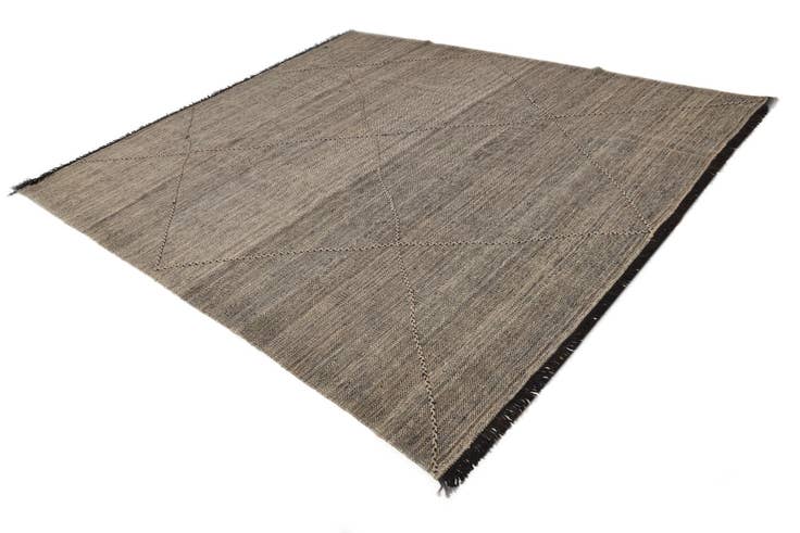 Detail image of 8' 6 x 9' 9 Hand Knotted Moroccan Wool Rug