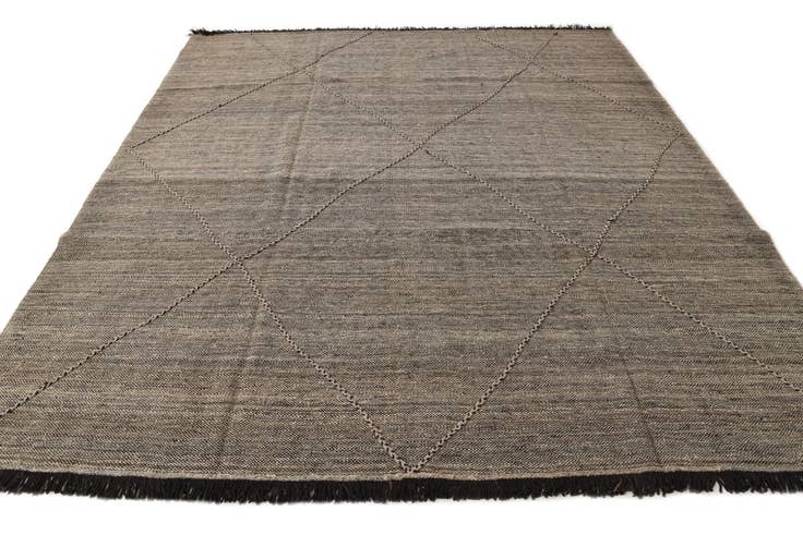 Detail image of 8' 6 x 9' 9 Hand Knotted Moroccan Wool Rug