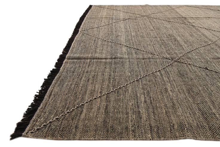 Detail image of 8' 6 x 9' 9 Hand Knotted Moroccan Wool Rug