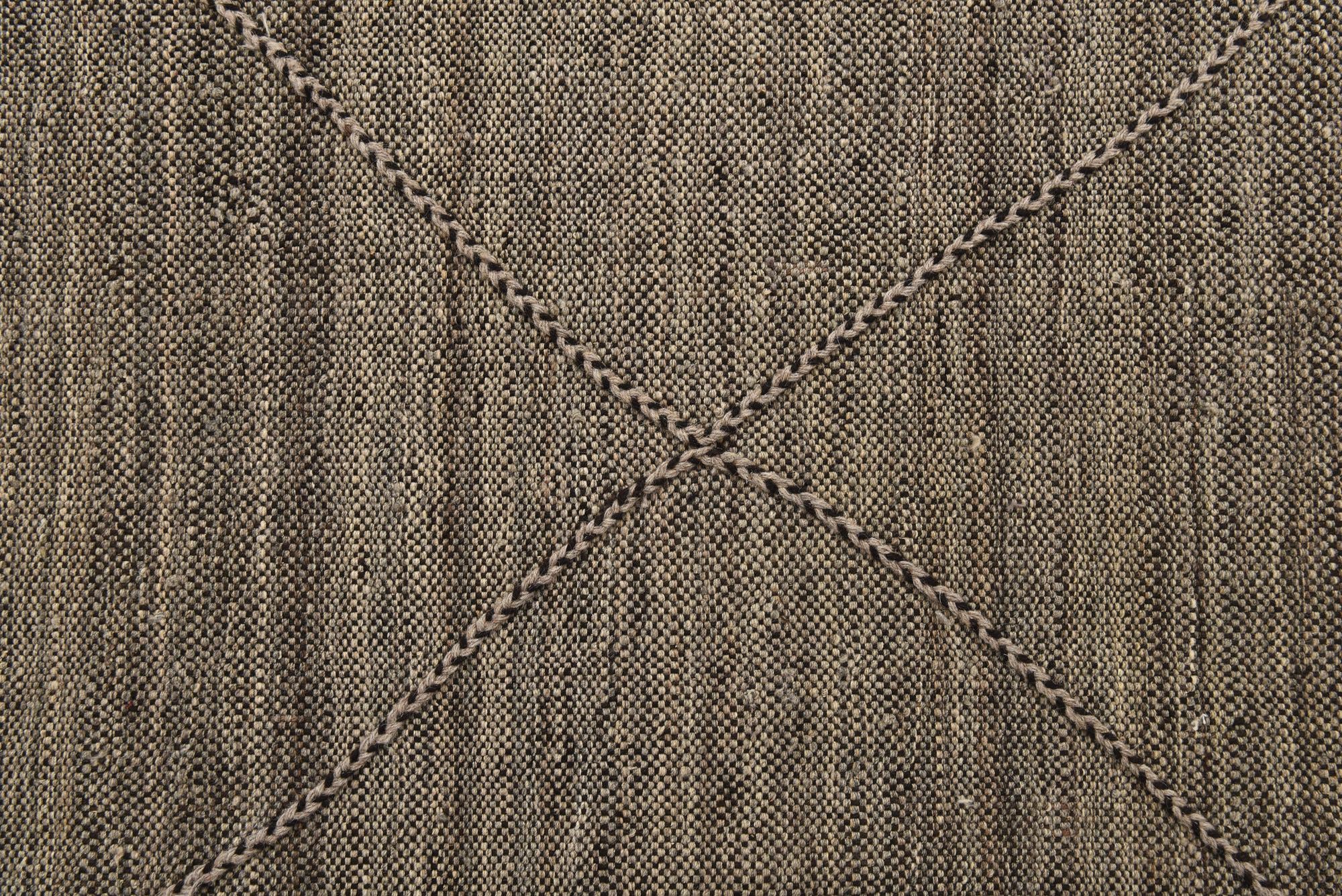 8' 6 x 9' 9 Hand Knotted Moroccan Wool Rug