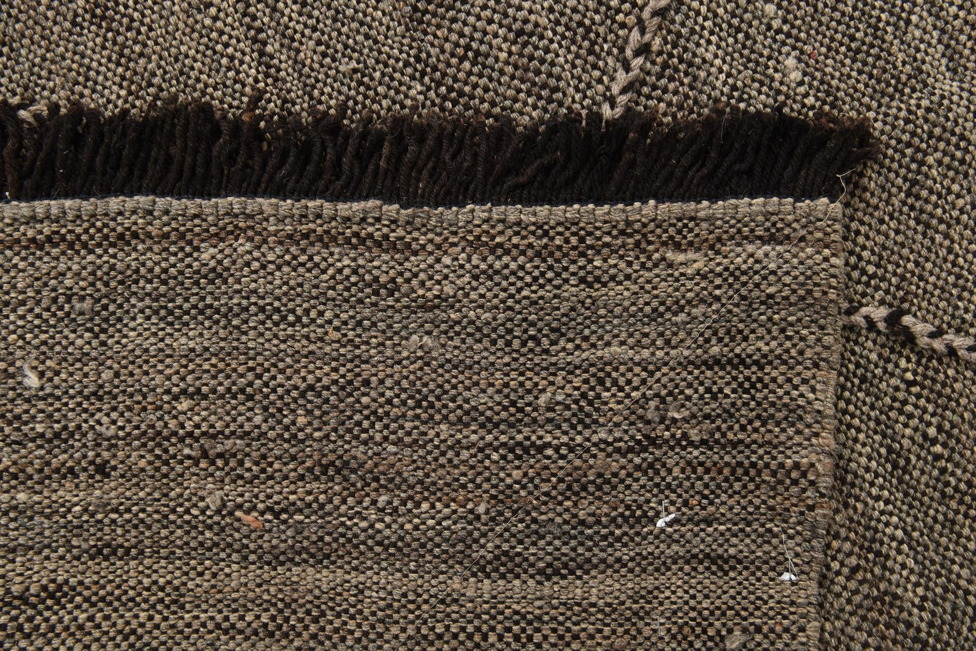 8' 6 x 9' 9 Hand Knotted Moroccan Wool Rug